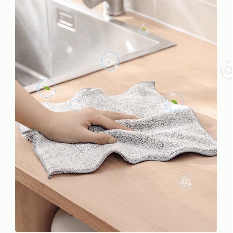 Set 10 khăn lau bếp 25*25cm  , lau nhà cửa kích thước khăn, khăn lau siêu thấm hút