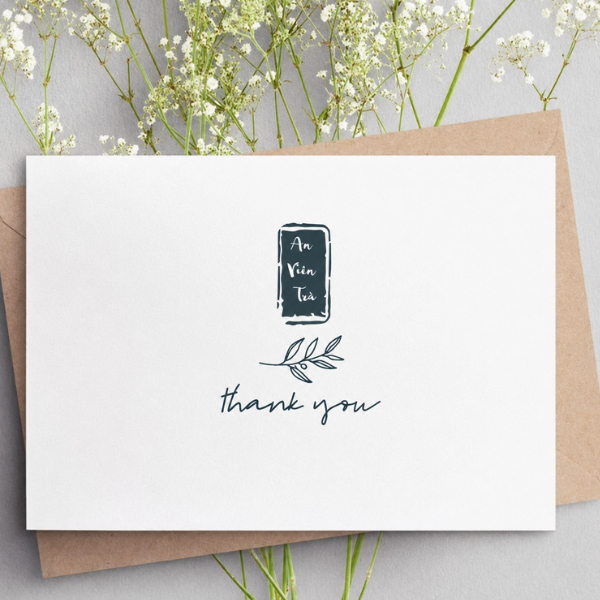 Phiếu cảm ơn khách hàng mua ấm chén trà men hỏa biên