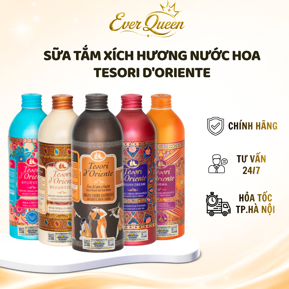 Sữa Tắm Xích Hương Nước Hoa Tesori d'Oriente Nhập Khẩu Ý Lưu Hương Lâu - Ever Queen