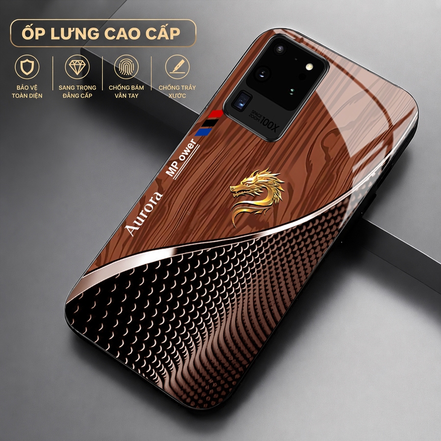 Ốp Lưng cho SAMSUNG S20 ULTRA Cao Cấp – Thiết Kế Rồng Vàng May Mắn, Sang Trọng, Chống Trầy, Bền Đẹp