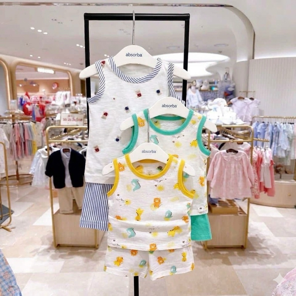 Bộ Balo nối truyền absorba thay nhãn chất cotton xước mềm mát