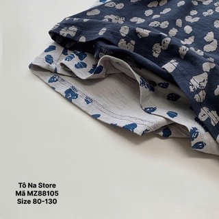 Áo ba lỗ bé trai bé gái áo sát nách vải cotton cao cấp form rộng thoải mái da báo nhí cho bé từ 9-28KG MZ88105