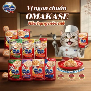 Pate Silver Spoon Gói 60g, Hương Vị Thật Omakase Từ NHẬT BẢN, Thơm Ngon, Dễ Tiêu Hóa
