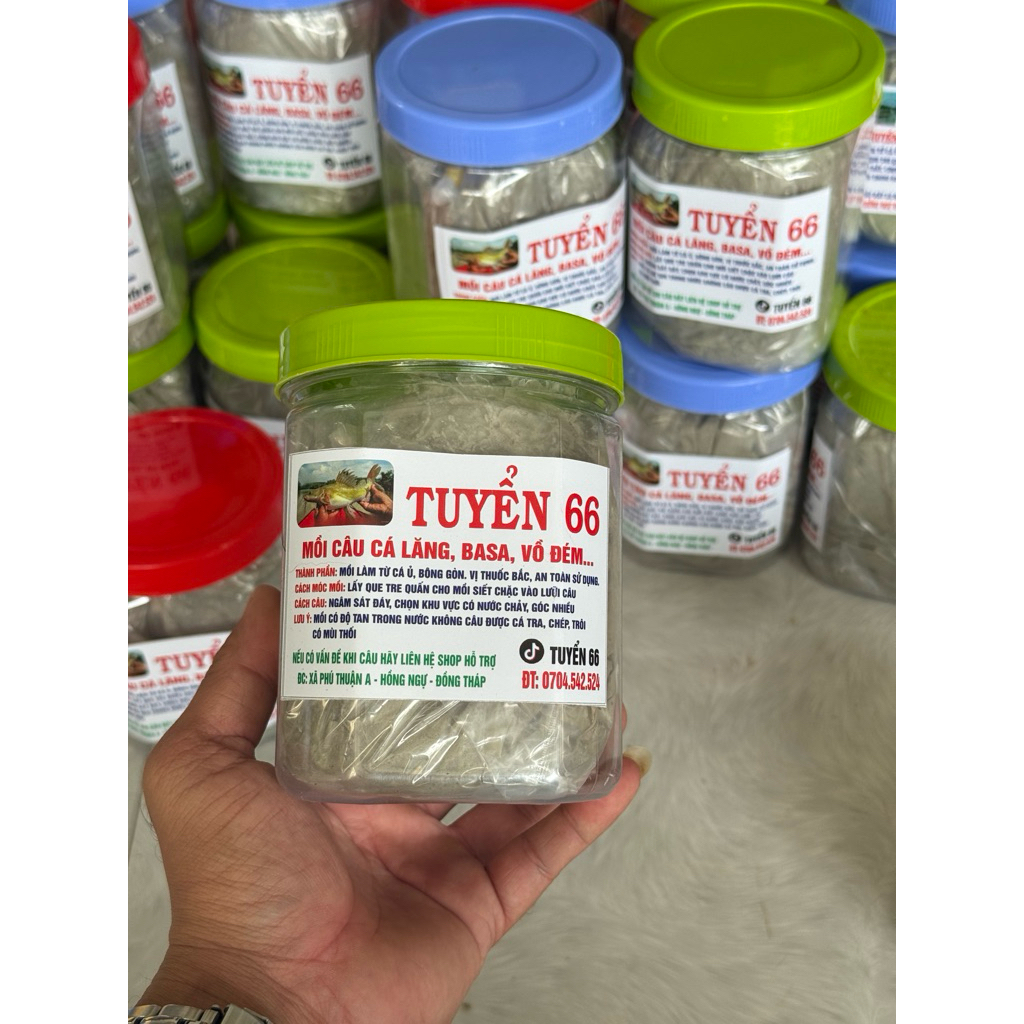 mồi câu cá lăng 500g Tuyển66