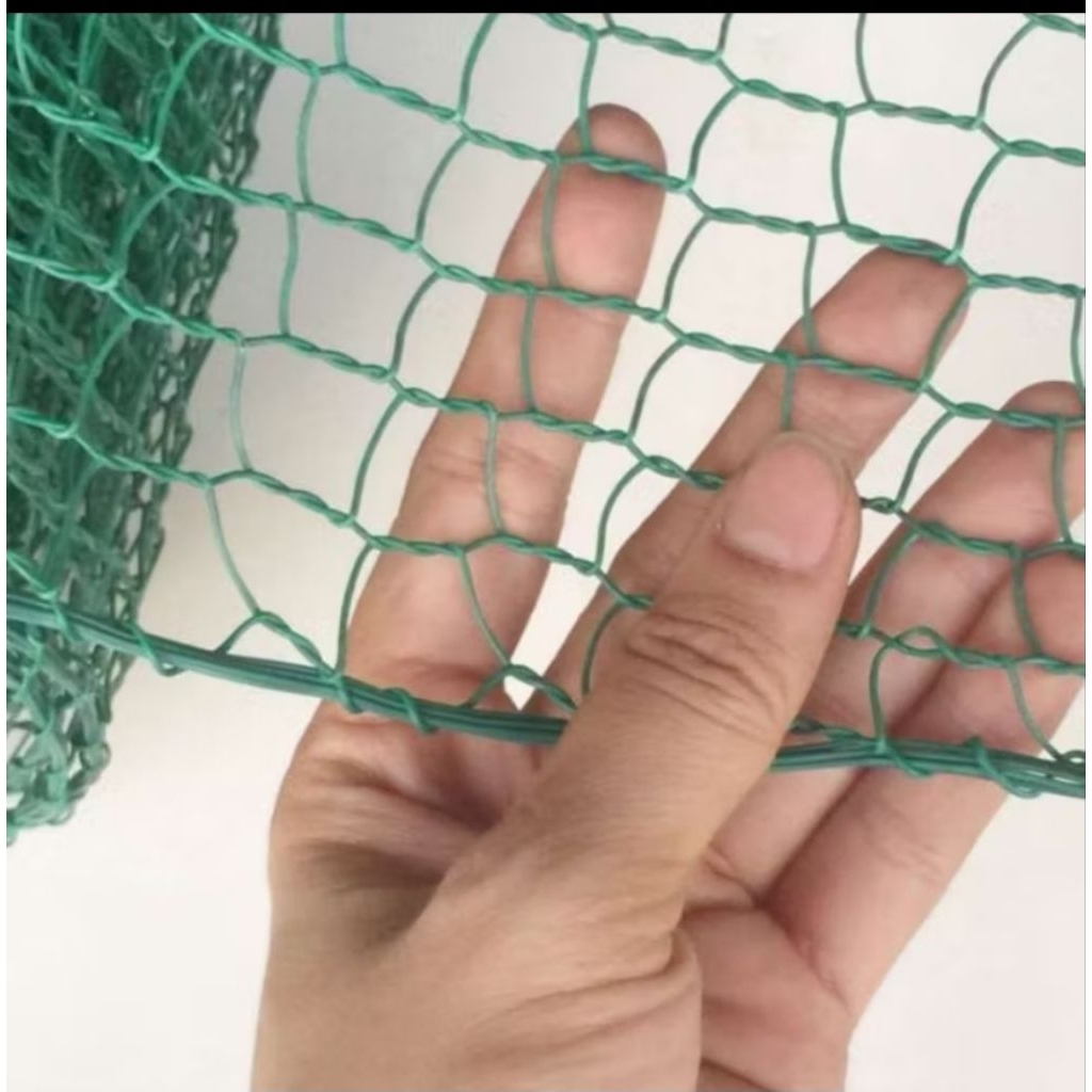 Lưới cắm hoa,[Combo 2m/3m/5m] Lưới mắt cáo xanh bọc nhựa Cao 1M. Loại Nặng. Dẻo dai dễ uốn