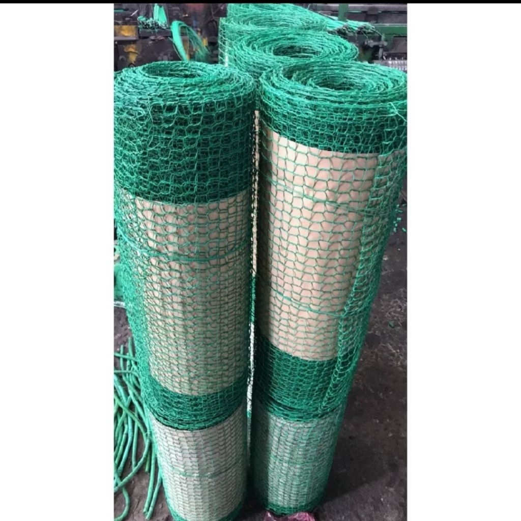 Lưới cắm hoa,[Combo 2m/3m/5m] Lưới mắt cáo xanh bọc nhựa Cao 1M. Loại Nặng. Dẻo dai dễ uốn