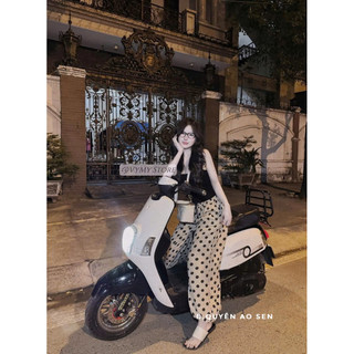 SET ÁO 2S MIX QUẦN BAGGY CHẤM BI HOT HIT
