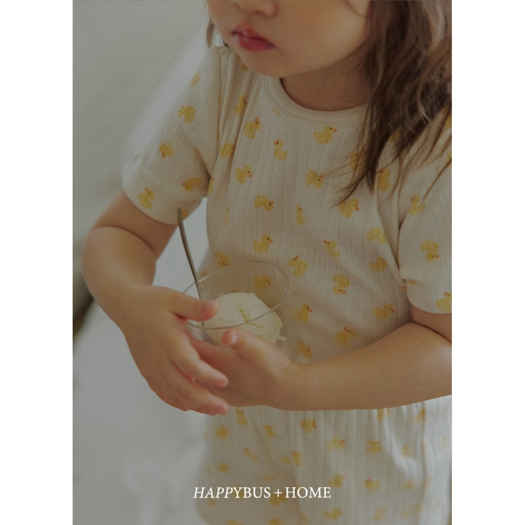 Bộ Cộc Vịt vàng Happybus (xuất dư có thể k có tag giấy hoặc bị cắt tag)