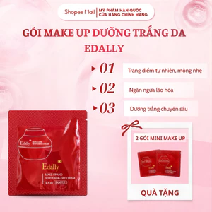 Quà tặng - 5 gói Kem trang điểm dưỡng trắng da Edally EX Hàn Quốc – Make Up And Whitenning Day Cream