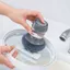 BÀN CHẢI CỌ XOONG NỒI CÓ BÌNH ĐỰNG XÀ PHÒNG - Cọ Rửa Bát Đĩa Tiện Lợi