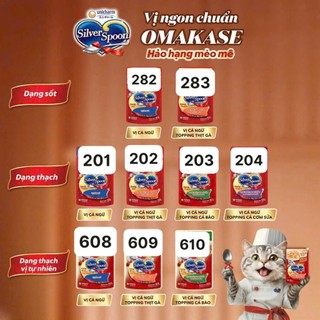 COMBO 14 Gói Pate Silver Spoon Gói 60g, Hương Vị Thật Omakase Từ NHẬT BẢN