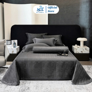 Bộ 5 món chăn ga gối Lyocell 120s Imperial cao cấp gồm gồm 1 ga giường, 2 vỏ gối nằm, 1 vỏ gối ôm và 1 chăn hè chần bông