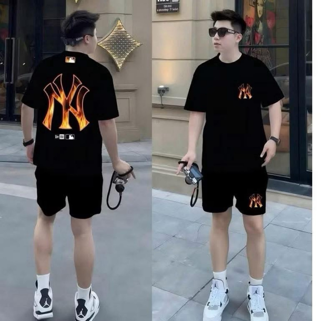Bộ Phông MLB 100% cotton định lượng 260gsm mềm mại, thoáng mát.