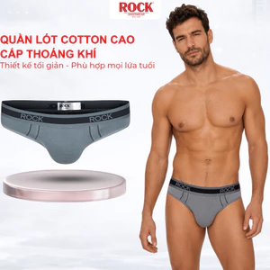 Quần Lót Nam ROCK QA535 Trẻ Trung Cotton Cao Cấp, Quần Sịp Nam Co Giãn 4 Chiều Thoáng Khí Thoái Mái