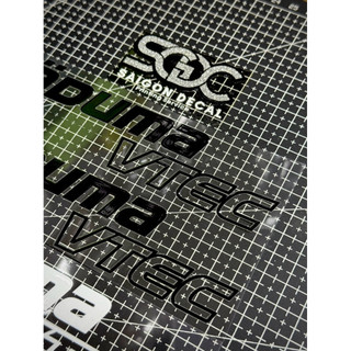 |1Cặp| Tem Sticker DTF Cao Cấp Adumavinno/AdumaVtec - Có 2 Màu, Dán Trang Trí Xe Oto & Tinh Chỉnh Nhiều Vị Trí
