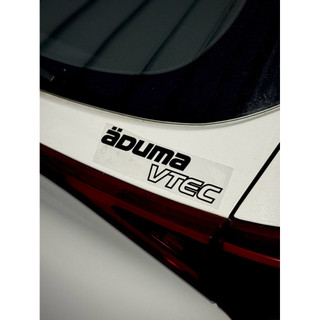 |1Cặp| Tem Sticker DTF Cao Cấp Adumavinno/AdumaVtec - Có 2 Màu, Dán Trang Trí Xe Oto & Tinh Chỉnh Nhiều Vị Trí