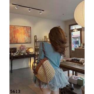 Áo len cadigan mềm mỏng cài khuy trơn