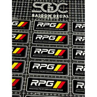 |1 Cặp| Tem Sticker DTF Dán Phuộc Bình Dầu & Phuộc Trước RPG Racing Performance Gear 2026