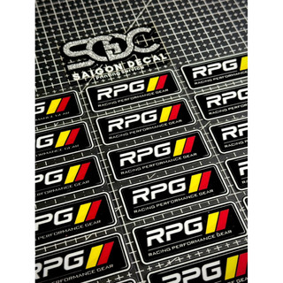 |1 Cặp| Tem Sticker DTF Dán Phuộc Bình Dầu & Phuộc Trước RPG Racing Performance Gear 2026