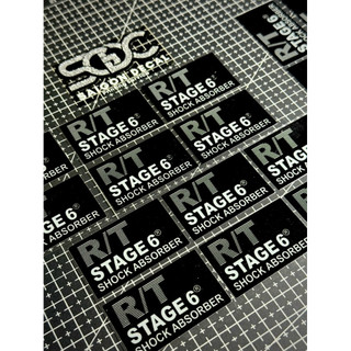 |1 Cặp| Tem Sticker DTF Dán Phuộc Trước Stage 6 R/T