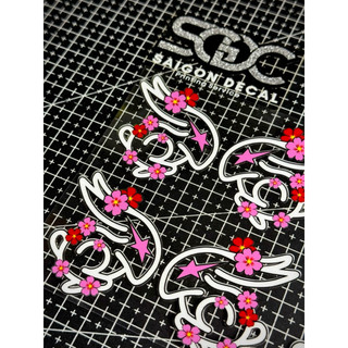 |1 Cái/Cặp| Tem Sticker DTF Special Speed Bunny 56 Team - Fifty Six Sticker - Japan Style 2026