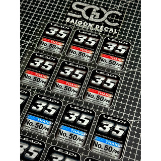 |1 Cái/Cặp| Tem Sticker DTF Tem Lead+ 35 Anniversary Edition ThaiGp - Special 2026