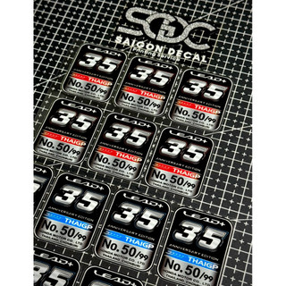 |1 Cái/Cặp| Tem Sticker DTF Tem Lead+ 35 Anniversary Edition ThaiGp - Special 2026