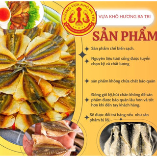 Khô Cá Chỉ Vàng Tẩm Gia Vị Ớt Xay Cay Nhẹ Thơm Mới Vị Ngọt Từ Thọt Tự Nhiên- ĐẶC SẢN