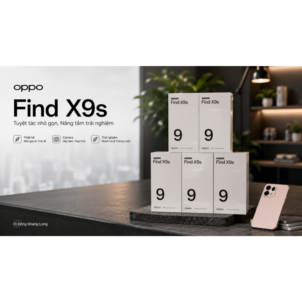 Điện Thoại OPPO Find X9s 12GB/256GB - Hàng chính hãng