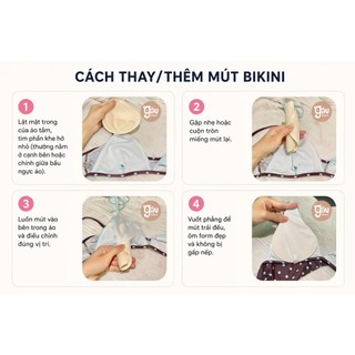 Cặp Đệm Mút Độn Ngực Độn Áo Bra, Bikini Loại Siêu Dày 5cm Nâng Ngực Tạo Khe Tự Nhiên, Tiện Lợi