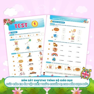 Sách Phiếu ôn hè Tiếng Anh lớp 2
