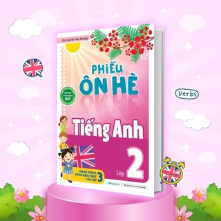 Sách Phiếu ôn hè Tiếng Anh lớp 2