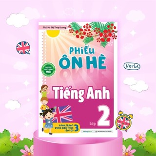 Sách Phiếu ôn hè Tiếng Anh lớp 2