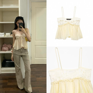 Áo hai dây phối ren(Sẵn S,m)