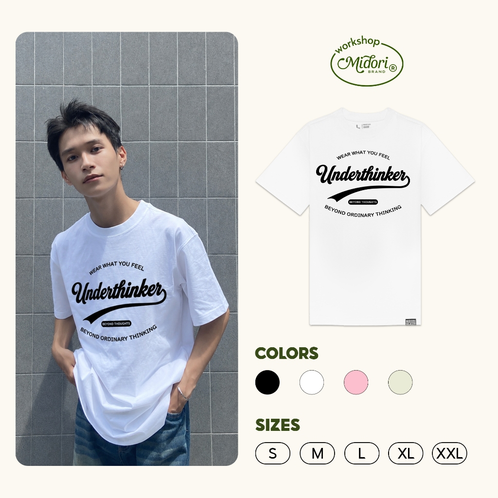 Áo Thun WEAR WHAT YOU FEEL Unisex Cotton Cao Cấp Phông Nam Nữ Local Brand | MI MIDORI