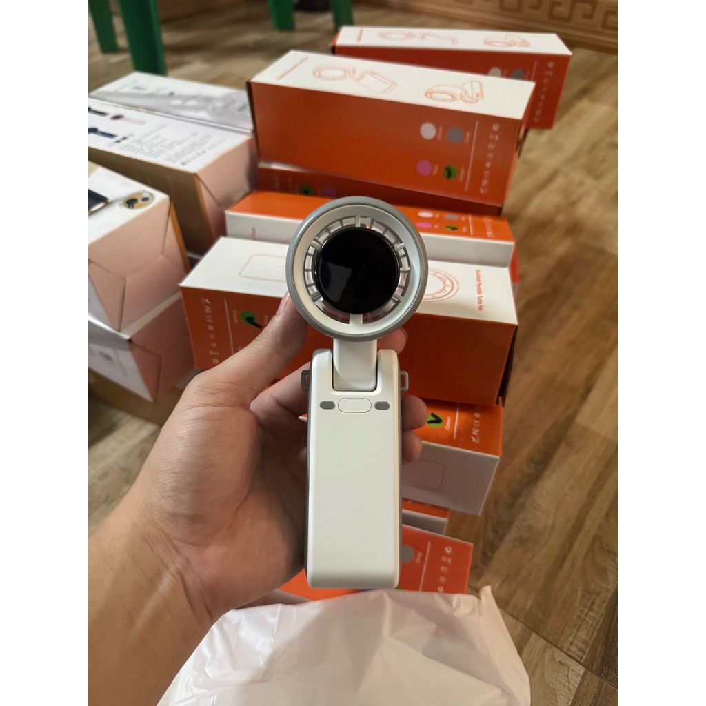 QUẠT MINI CẦM TAY GẤP GỌN THÔNG MINH – PHIÊN BẢN NÂNG CẤP MỚI