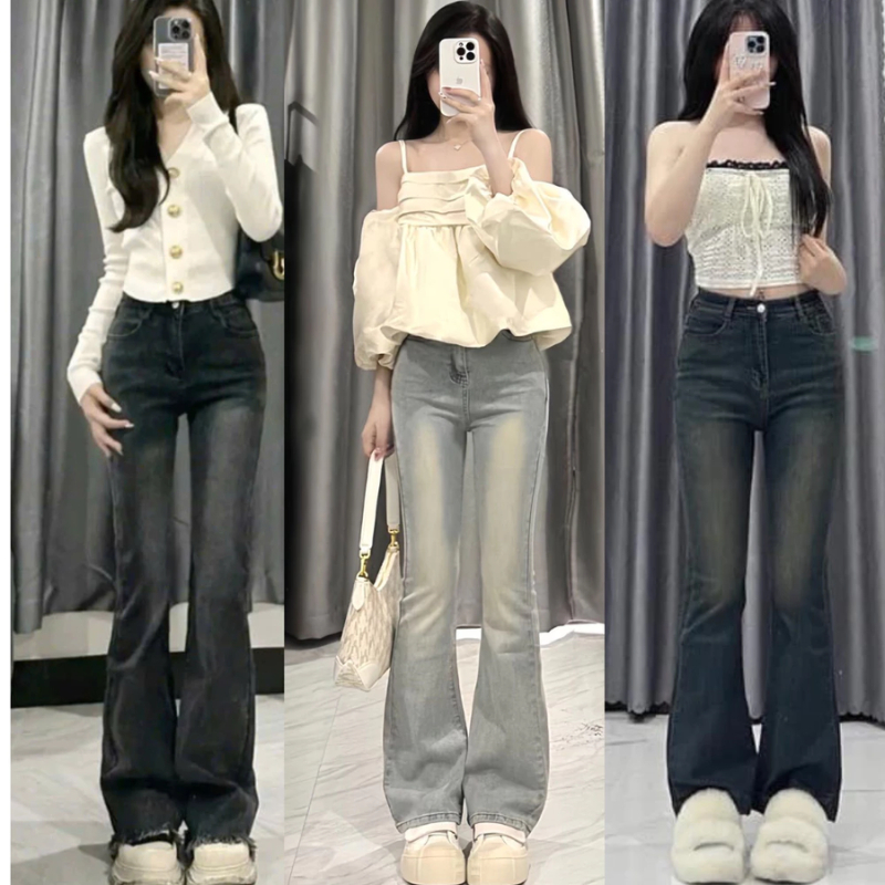 Combo 299k/3 Quần Jean Dài Ngẫu Nhiên Dành Cho Nữ From Baggy Basic Xinh Xắn [ Hình Ảnh Chỉ Mang Tính Chất Minh Hoạ ]
