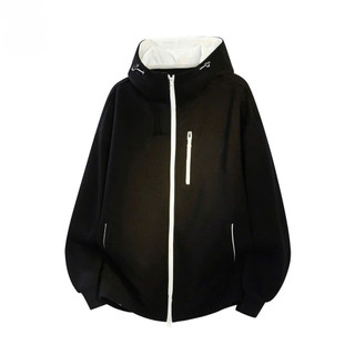 (DÀY ĐẸP ) Áo Khoác NỈ UNISEX Chống Nắng Phối DÂY KÉO  Có Nón FORM RỘNG NEWTREND KME.STORE