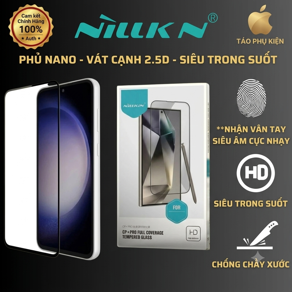 [Chính Hãng] Kính Cường Lực Nillkin CP+ Pro Samsung S25/S24/S23/S22/S21 (Ultra/Plus/FE)