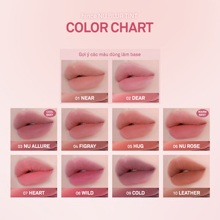 [LIVESTREAM] Son tint lì mịn với hiệu ứng blur mềm mại hince Nu Blur Tint 3.8ml