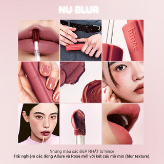 [NEW] Son tint lì mịn với hiệu ứng blur mềm mại, bám màu lâu và tạo lớp màu mỏng nhẹ, đều màu hince Nu Blur Tint 3.8ml