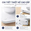 Quạt mini để bàn pin 4000mah dùng liên tục đến 15h, quạt tích điện để bàn cỡ lớn xoay tự động