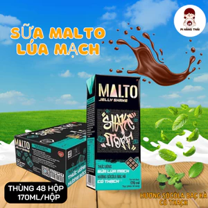 SỮA MALTO Lúa Mạch Hương Sôcôla Bạc Hà Có Thạch 170ml