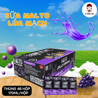 SỮA MALTO Lúa Mạch Hương Sôcôla Bạc Hà Có Thạch 170ml