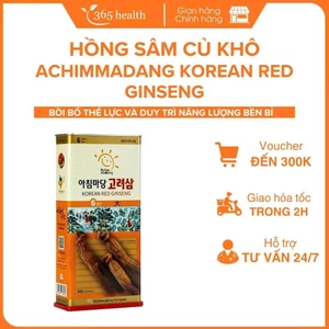 Hồng Sâm Củ Khô Achimmadang Korean Red Ginseng Hàn Quốc