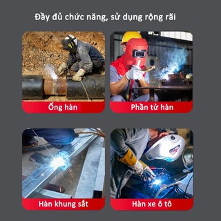 Máy hàn MMA-240 chính hãng, Inverter IGBT, hàn que 1.6-3.2mm, 220V, nhẹ, di động, tặng phụ kiện