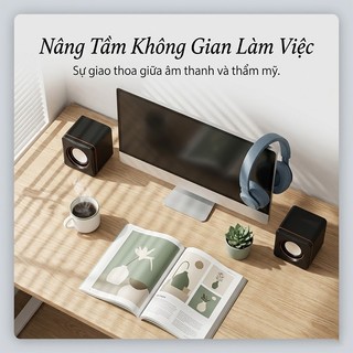 Loa Mini Để Bàn JOYRIDER Cao Cấp - Âm Thanh Thuần Khiết, Bass Mạnh, Siêu Gọn Nhẹ