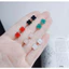 bông tai cỏ bốn lá bạc thật đủ màu cho các mệnh