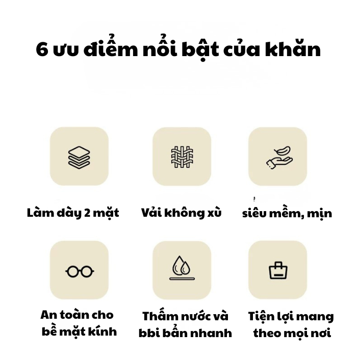 [5 cái] Khăn lau mắt kinh chuyên dụng chất liệu vải da lộn mềm mịn làm sạch tròng kính | BigBuy360 - bigbuy360.vn
