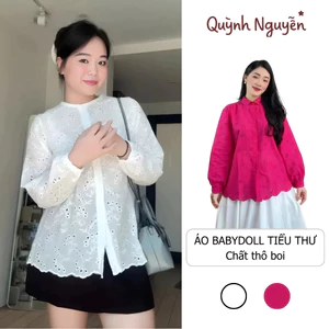Áo Sơ Mi Nữ Tiểu Thư Hoa Bồ Công Anh Rộng Xinh Thời Trang Nữ Xưởng May Hồng Ngọc 01 QN